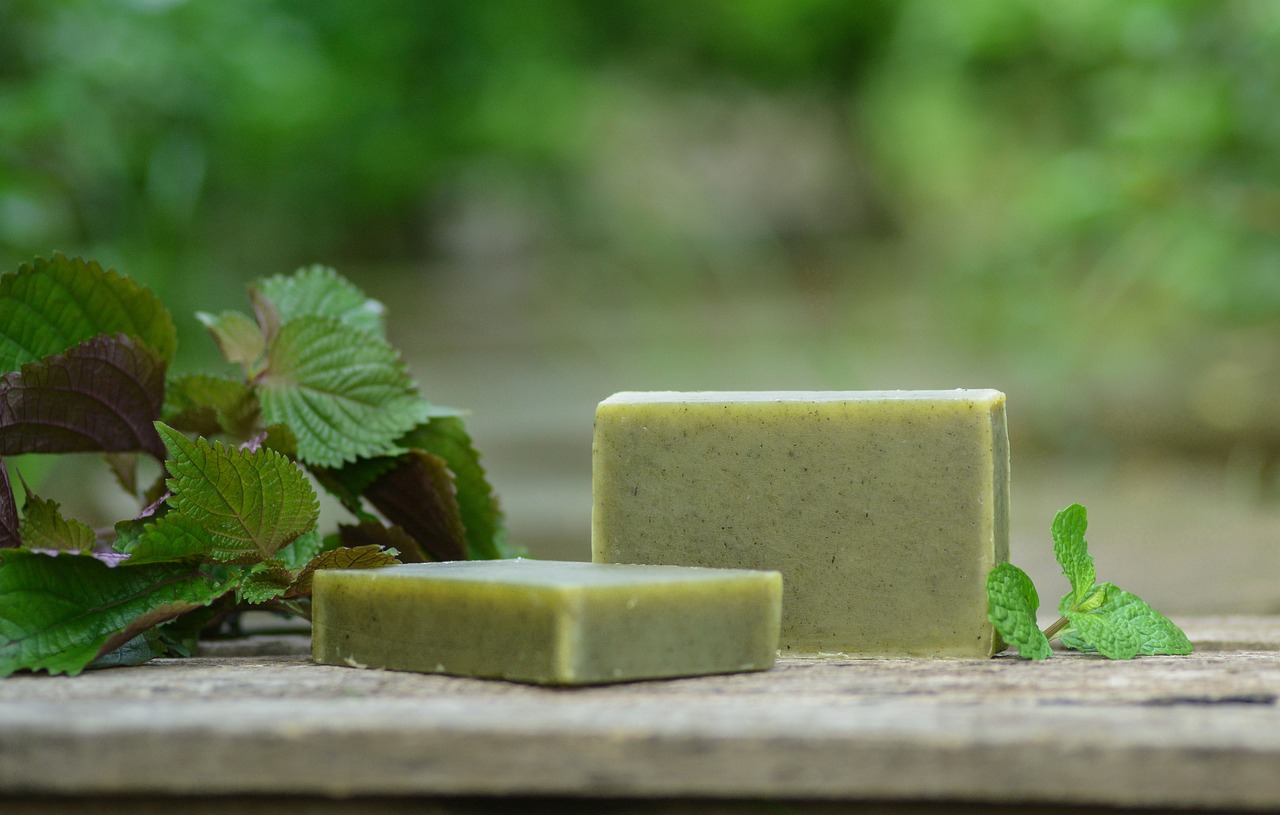 eco friendly green soap for an article about earth friendly gifts